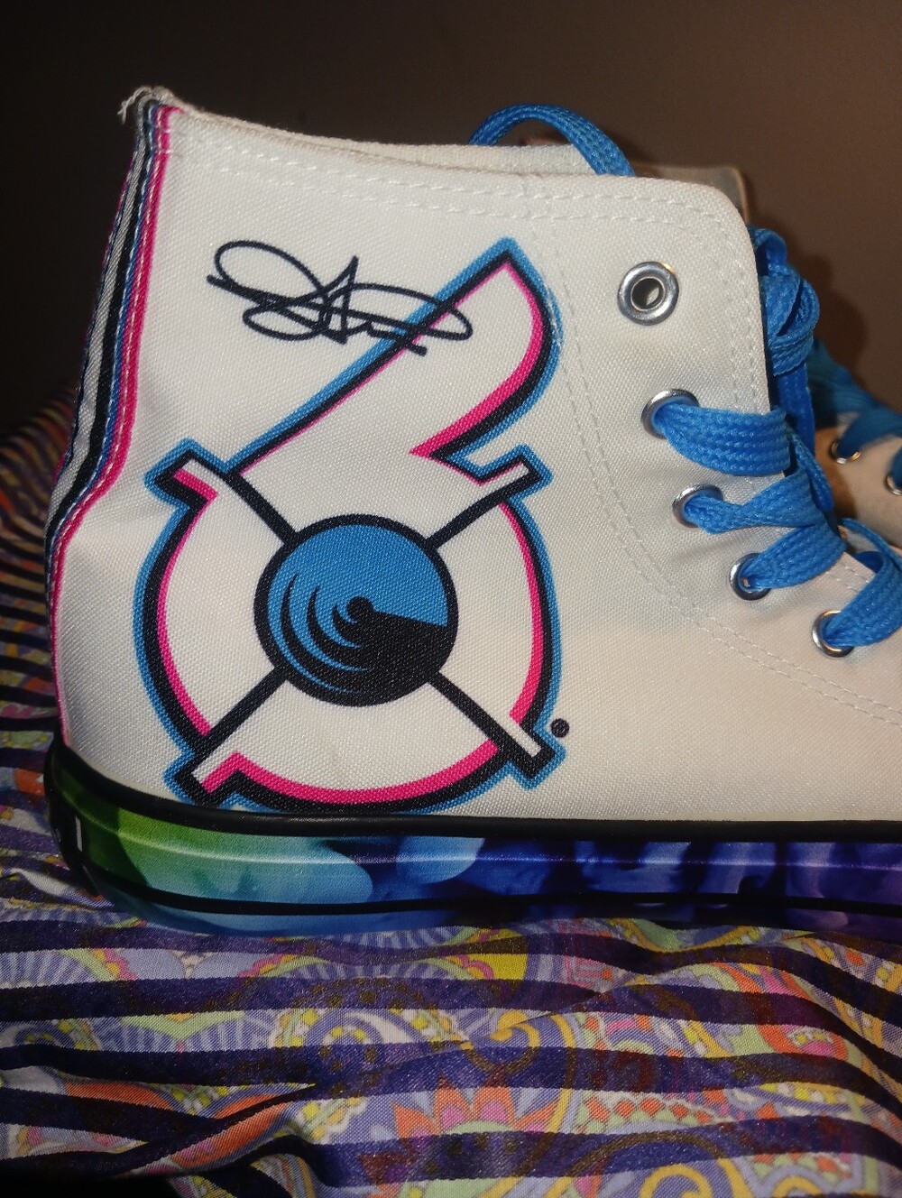Bang Special Edition High Top Sneakers W 10 Mens 8 80s Tutti Frutti Color Blast